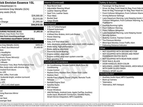 Used 2023 Buick Envision Essence w/ Sport Touring Package image 14