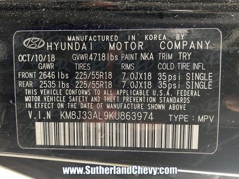 Used 2019 Hyundai Tucson Ultimate image 45