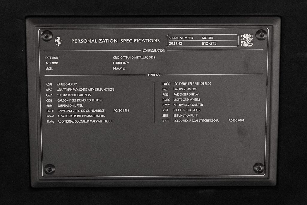 Certified 2023 Ferrari 812 GTS RWD image 24