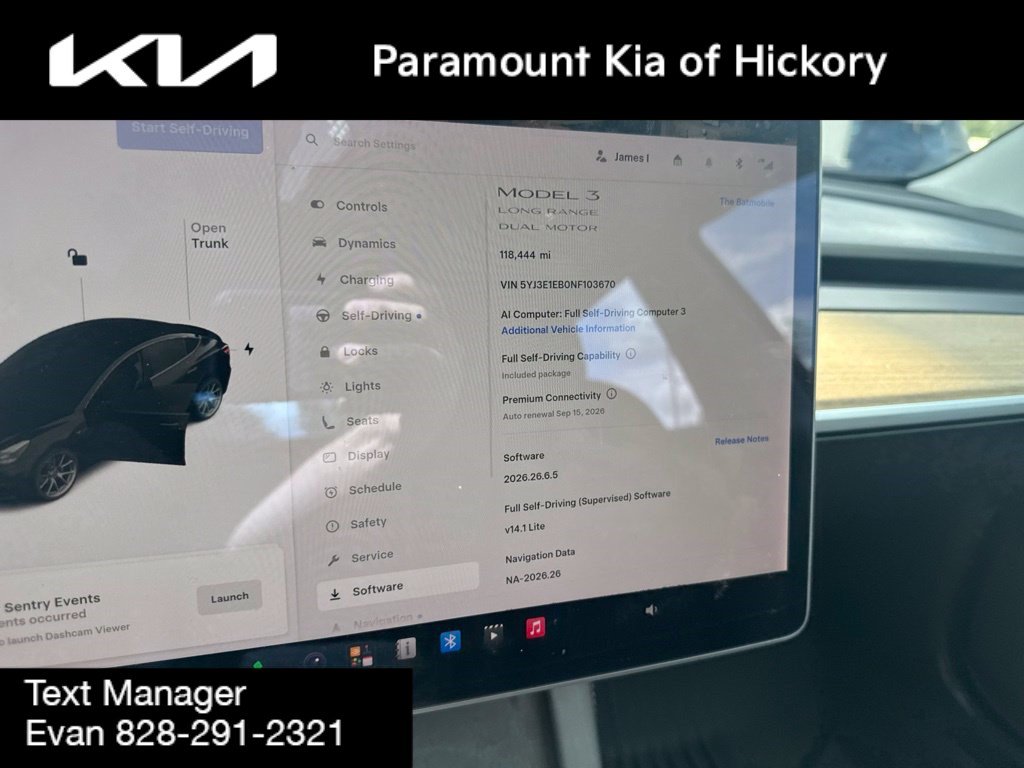 Used 2022 Tesla Model 3 Long Range AWD/4WD image 2
