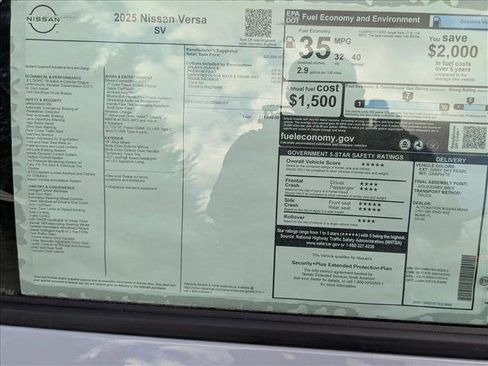 New 2025 Nissan Versa SV image 16