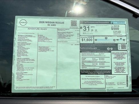 New 2026 Nissan Rogue SV image 13