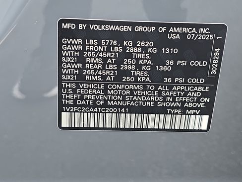 New 2026 Volkswagen Atlas Cross Sport SEL Premium R-Line AWD/4WD image 37