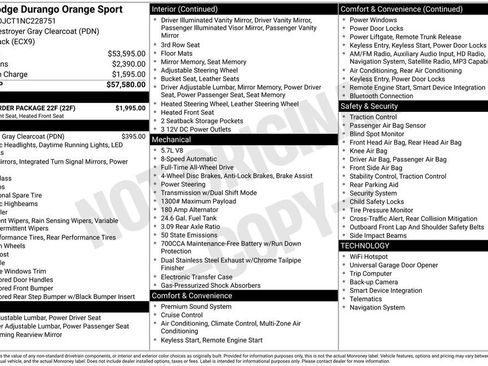 Used 2022 Dodge Durango R/T w/ Quick Order Package 22F AWD/4WD image 36