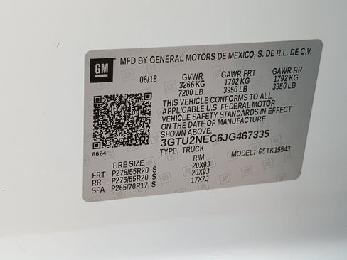 Used 2018 GMC Sierra 1500 SLT AWD/4WD image 40