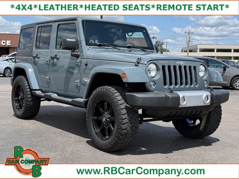 Used 2015 Jeep Wrangler Unlimited Sahara w/ Trailer Tow Group AWD/4WD image 1