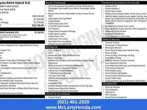 Used 2021 Toyota RAV4 XLE w/ Convenience Package AWD/4WD image 11