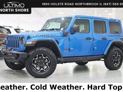 Used 2022 Jeep Wrangler Unlimited Rubicon 4xe w/ Cold Weather Group image 1