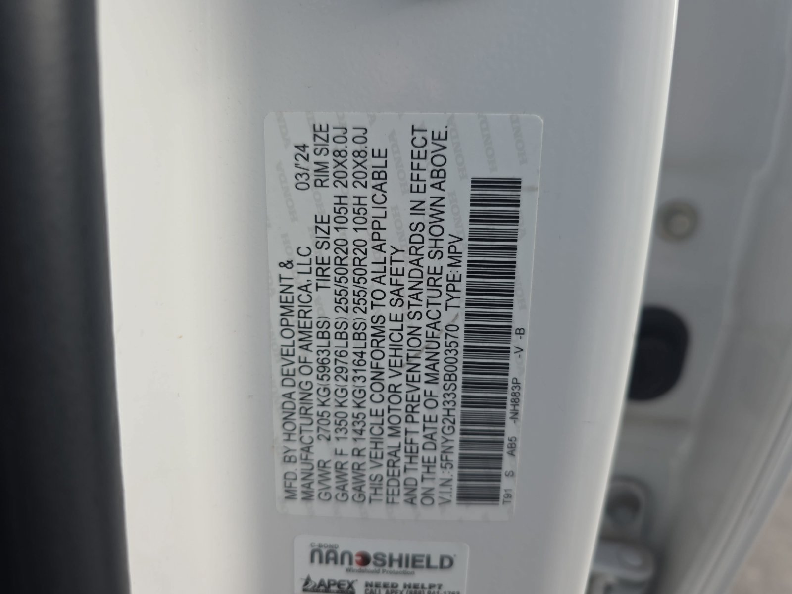 Used 2025 Honda Pilot Sport image 30
