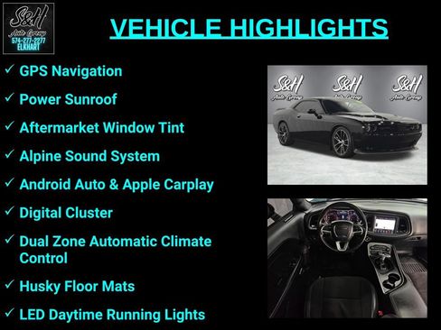 Used 2017 Dodge Challenger R/T Scat Pack w/ Leather Interior Group RWD image 3