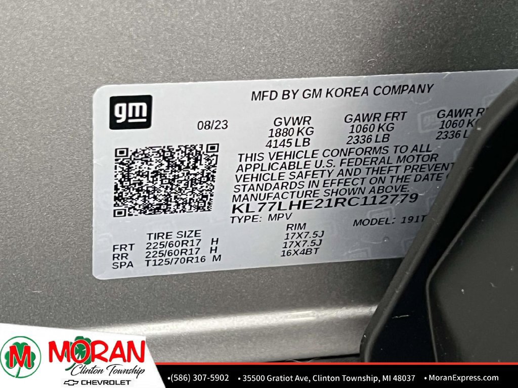 Certified 2024 Chevrolet Trax LT w/ Sunroof Package FWD image 19