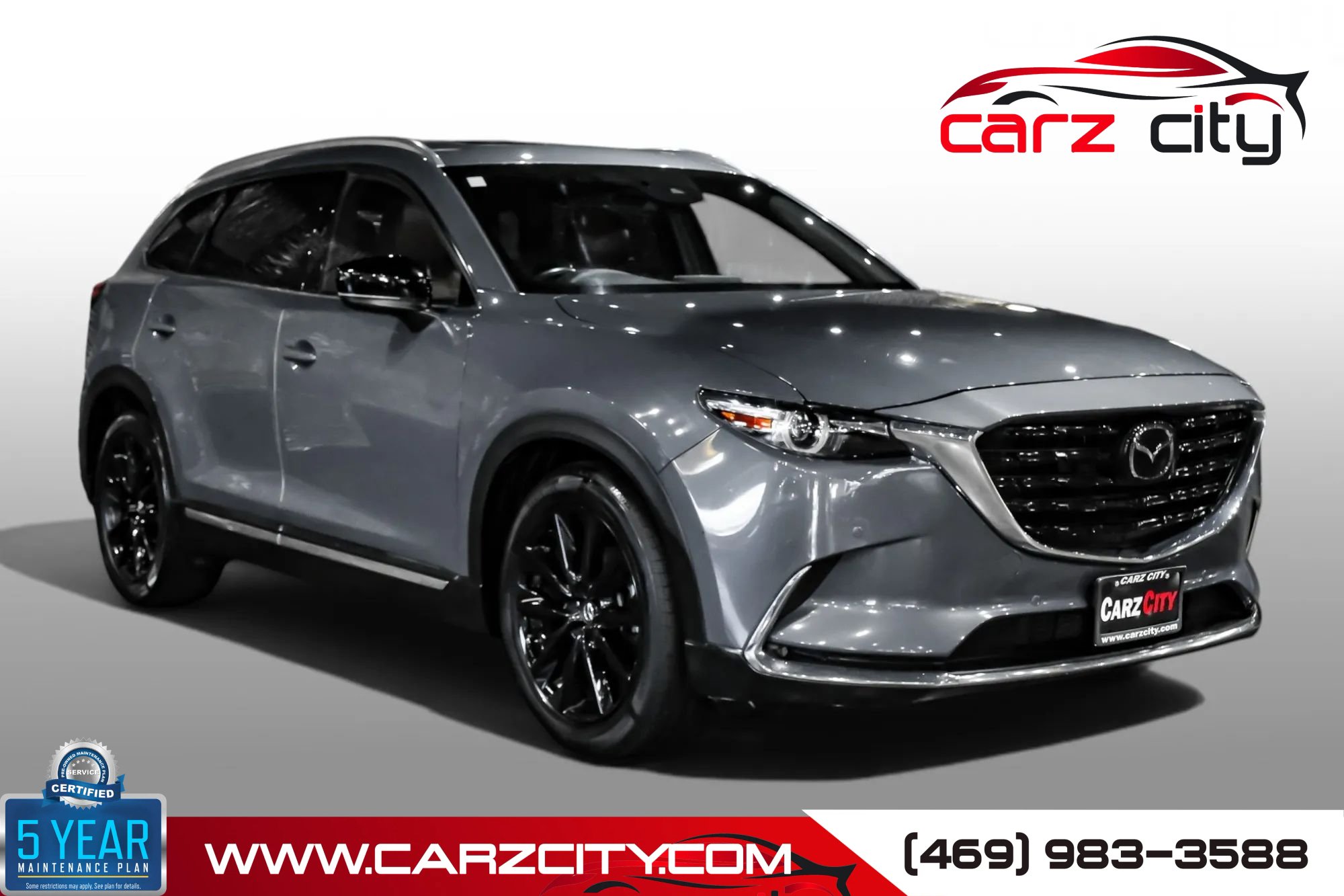 Used 2021 MAZDA CX-9 Carbon Edition FWD image 1