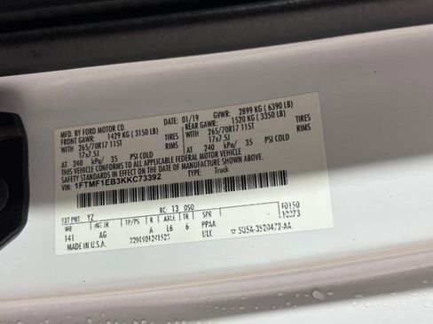 Used 2019 Ford F150 XL w/ Equipment Group 101A Mid image 34