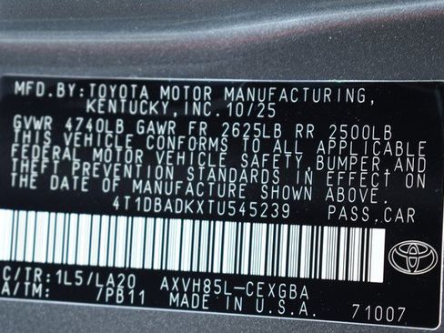 New 2026 Toyota Camry XLE image 15