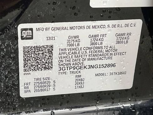 Used 2022 GMC Sierra 1500 Elevation AWD/4WD image 12
