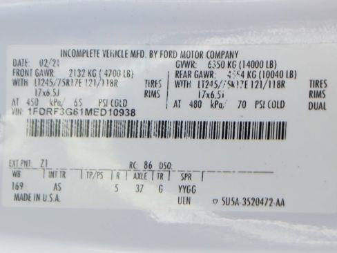 Used 2021 Ford F350 XL w/ Power Equipment Group RWD image 44