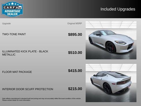 Used 2025 Nissan Z Performance w/ Floor Mat Package RWD image 3