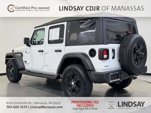 Certified 2022 Jeep Wrangler Unlimited Sport AWD/4WD image 7