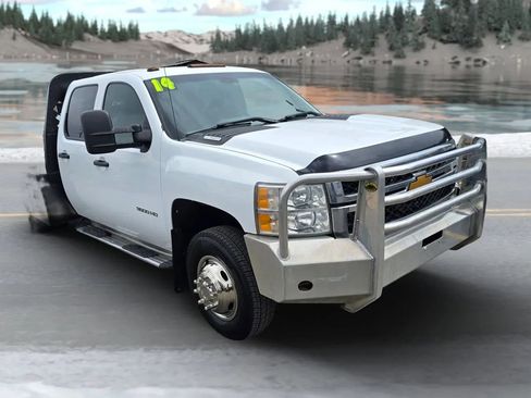 Used 2014 Chevrolet Silverado 3500 W/T w/ Snow Plow Prep Package AWD/4WD image 1