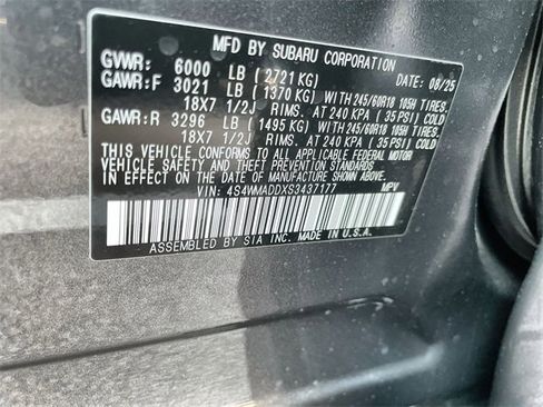 New 2025 Subaru Ascent Premium image 27