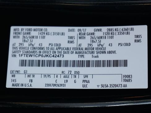 Used 2018 Ford F150 XLT w/ Equipment Group 301A Mid RWD image 41