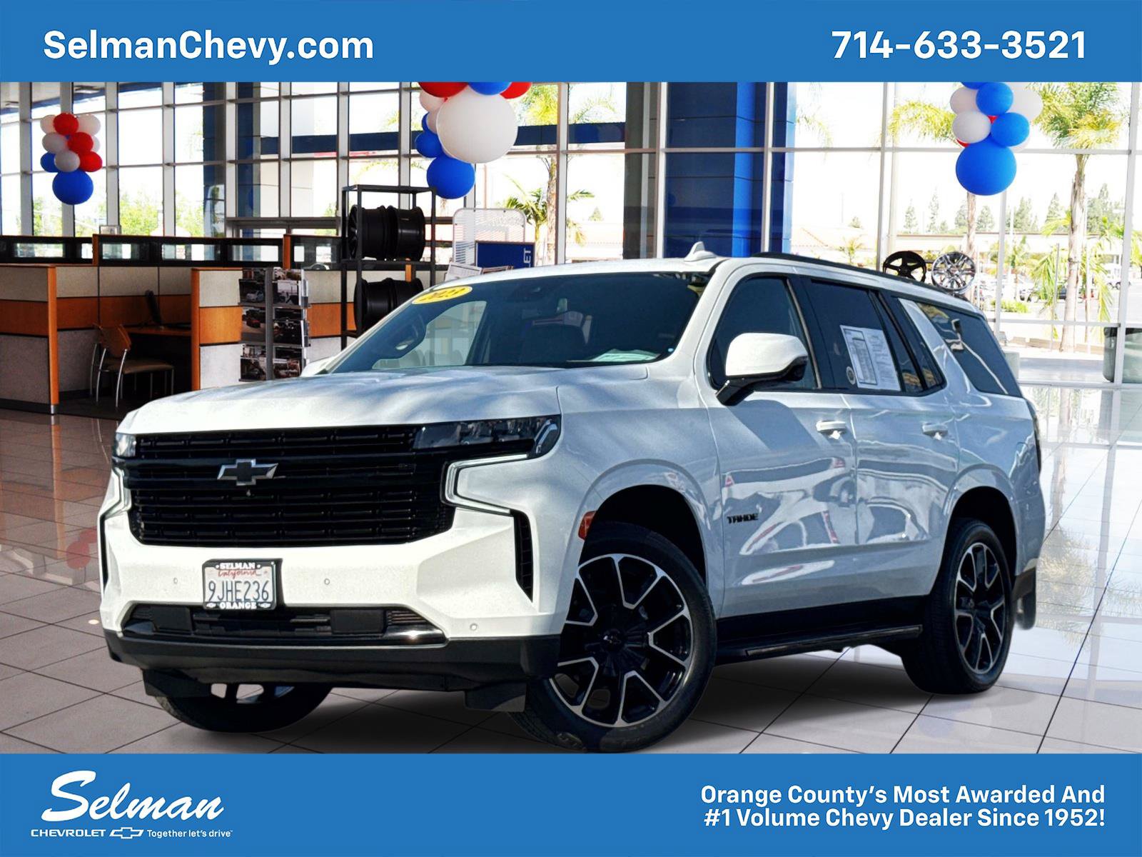 Used 2023 Chevrolet Tahoe RST w/ Luxury Package RWD image 1