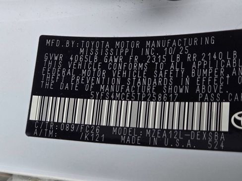 Used 2026 Toyota Corolla SE FWD image 13