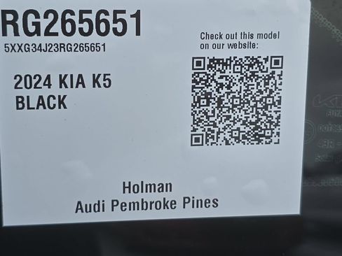 Used 2024 Kia K5 EX w/ EX Premium Package FWD image 33