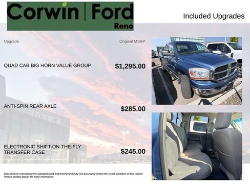 Used 2006 Dodge Ram 2500 Truck SLT w/ Quad Cab Big Horn Value Group AWD/4WD image 8