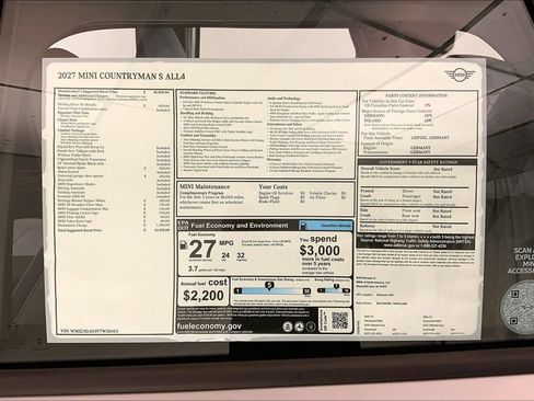 New 2027 MINI Cooper Countryman S AWD/4WD image 12