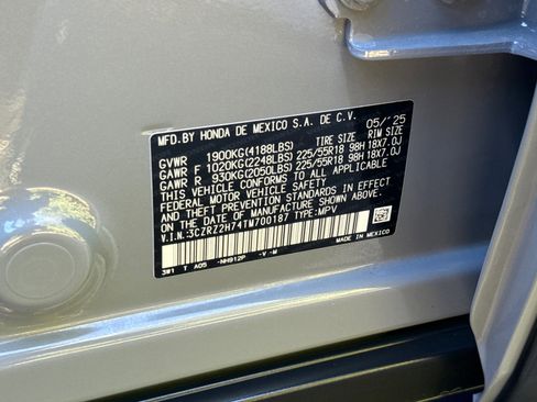 Certified 2026 Honda HR-V EX-L image 28