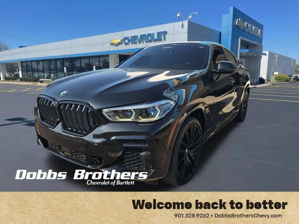 Used 2022 BMW X6 M50i w/ Executive Package AWD/4WD image 2