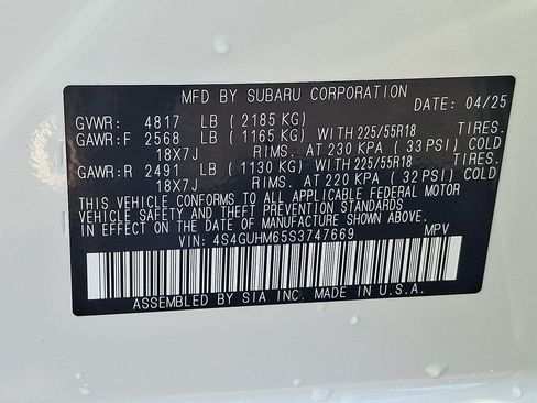 Certified 2025 Subaru Crosstrek 2.5i Limited AWD/4WD image 28