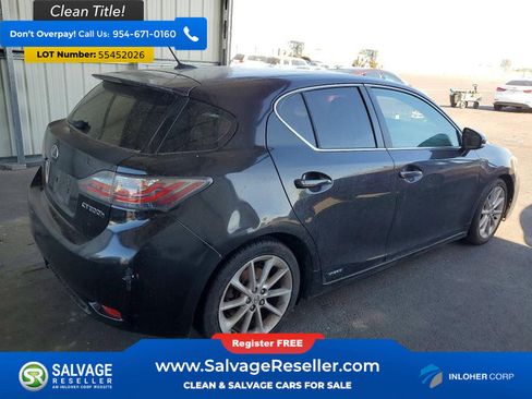 Used 2011 Lexus CT 200h Premium w/ Leather Pkg FWD image 4