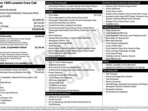 New 2026 RAM 1500 Laramie w/ Night Edition AWD/4WD image 38