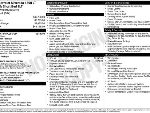 Used 2021 Chevrolet Silverado 1500 LT w/ Texas Edition Plus RWD image 30