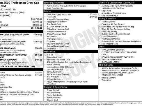 Used 2022 RAM 2500 Tradesman AWD/4WD image 2