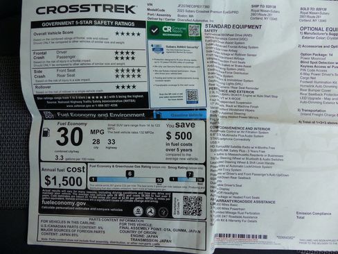 Used 2023 Subaru Crosstrek 2.0i Premium image 42