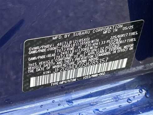 Used 2025 Subaru Crosstrek 2.0i Premium image 28