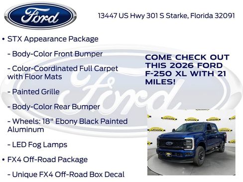 New 2026 Ford F250 XL w/ STX Appearance Package image 15