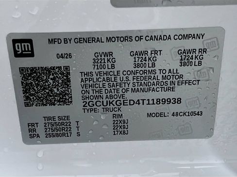 New 2026 Chevrolet Silverado 1500 LTZ AWD/4WD image 32