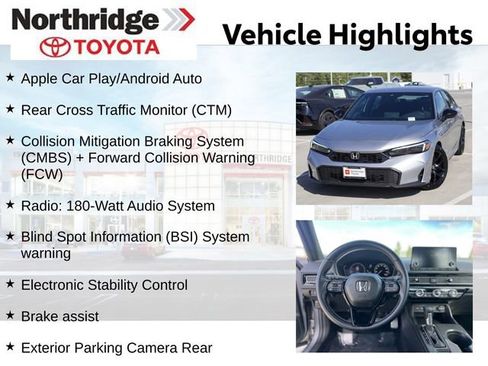 Used 2025 Honda Civic Sport image 2