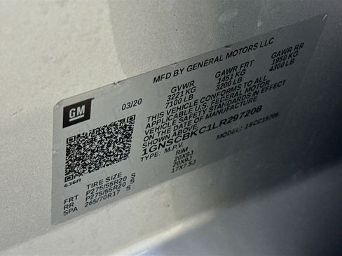 Used 2020 Chevrolet Tahoe LT w/ Luxury Package image 39