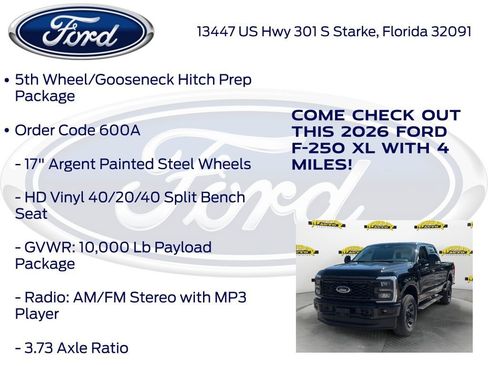 New 2026 Ford F250 XL w/ STX Appearance Package image 20