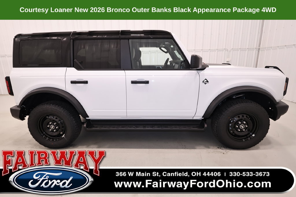 New 2026 Ford Bronco Outer Banks w/ Black Appearance Package AWD/4WD image 1