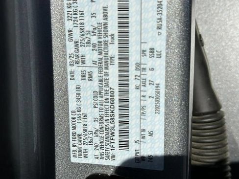 Used 2025 Ford F150 XLT w/ Equipment Group 301A Standard AWD/4WD image 29