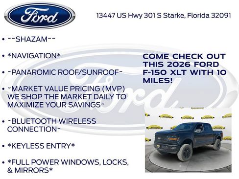 New 2026 Ford F150 XLT w/ Equipment Group 303A High AWD/4WD image 5