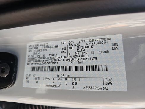 New 2025 Ford F150 XLT w/ Equipment Group 302A MID image 41