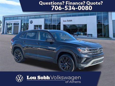 Certified 2021 Volkswagen Atlas Cross Sport SE w/ Panoramic Sunroof Package image 1