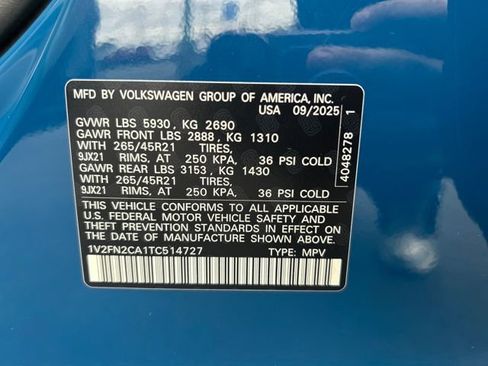 New 2026 Volkswagen Atlas SEL Premium R-Line image 17